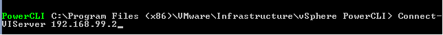 PowerCLI - ConnectVI