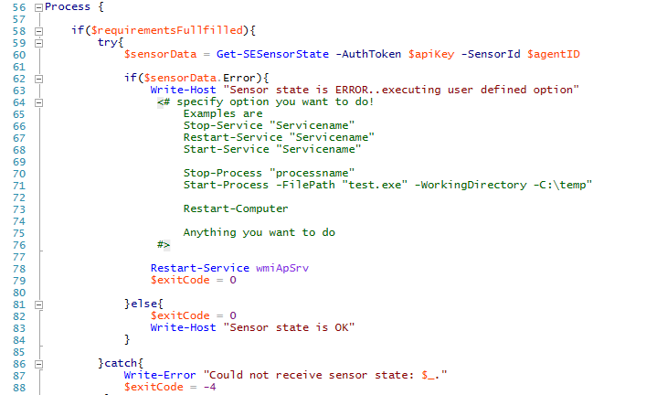 Automatisierung - Aktion