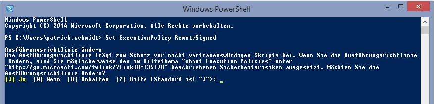 PowerShell - Skriptrechte