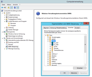 PowerShell Benutzer Schritt 2 - WMI Steuerung