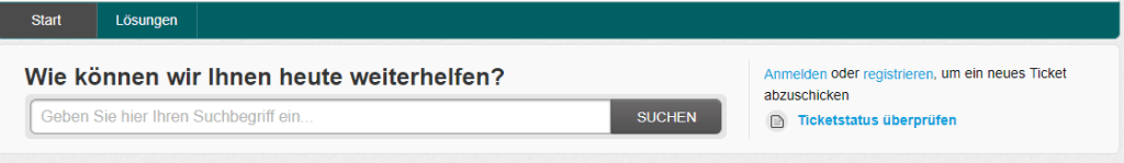 Knowlegde Base - SearchFunktion
