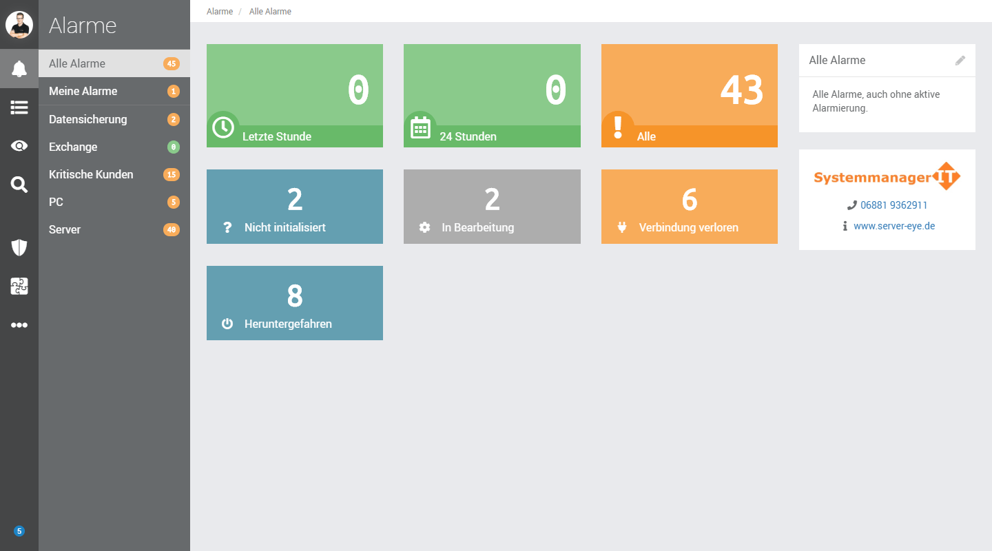 OCC Startseite im normalen Theme