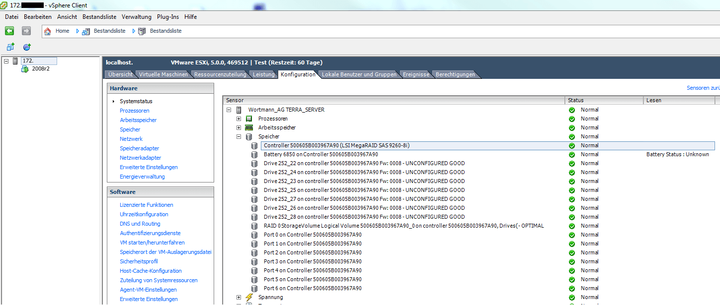 LSI Raid Controller Integration in VMware ESX Server servereye